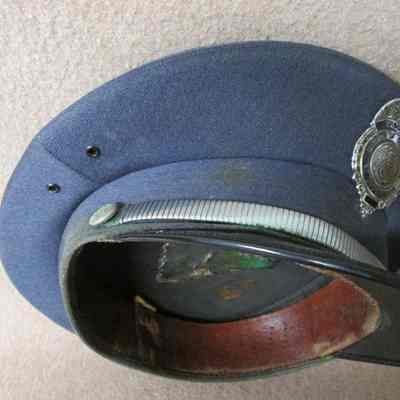 Waupun Prison Guard hat-band around front