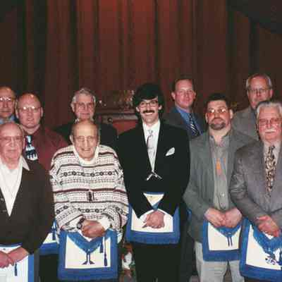 Photograph, Officers of the Waupun Masonic Lodge #48, 2001-2002