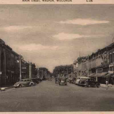 Postcard, Main Street, C-235