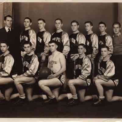 Photograph, 1939, Waupun High School Basketball Team