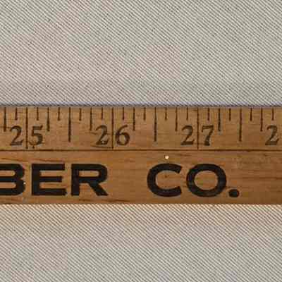 Yard Stick, West Main Lumber Company