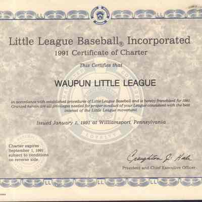 Charter, 1991 Little League
