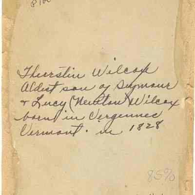 P. 100, Thurstin Wilcox.