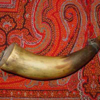 Civil War Powder Horn