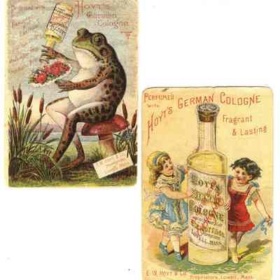 Advertisements for Hoyt's German Cologne