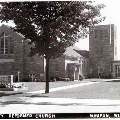 Postcard, Church, Trinity Reformed