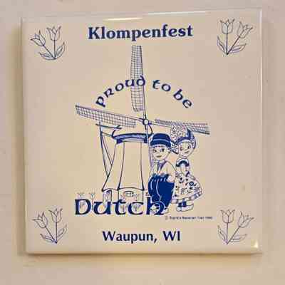 Trivet, Klompenfest, Proud to be Dutch