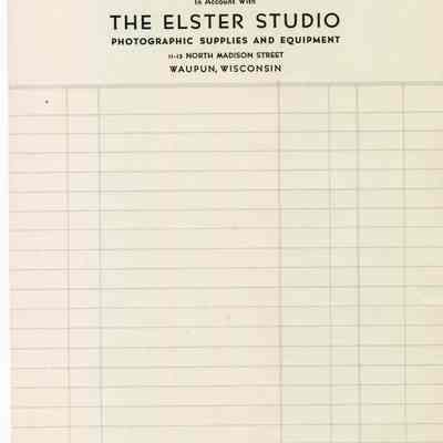 The Elster Studio: Photographic Supplies and Equipment