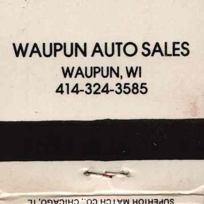 Matchbook, Waupun Auto Sales