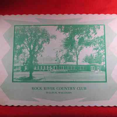 Placemat, Rock Rive Country Club