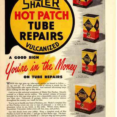 Advertisement, Shaler, Hot Patch, Motor Magazine, 1952