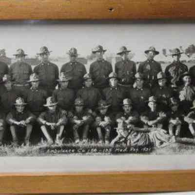 Black and white photo of 135th medical reg