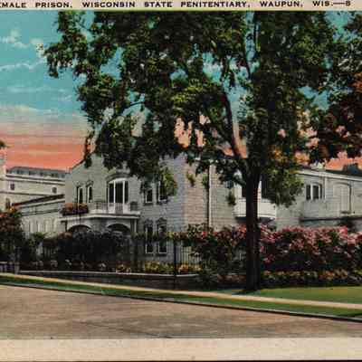 Postcard, Corrections, Wisconsin State Prison, Female Prison, Wis-8, #1338