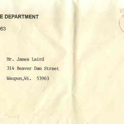Police patch correspondence.