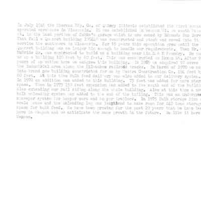 More historical info on MoorMan's cont.
