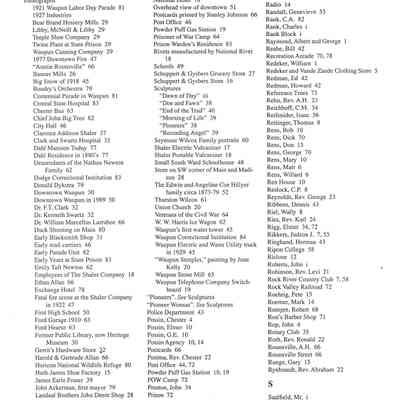 List of people and places in Waupun 1839-1989