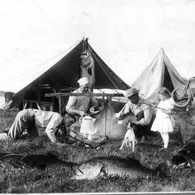Camp, Photo by Alfred Stanley Johnson