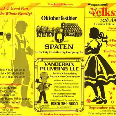 Brochure, Volksfest