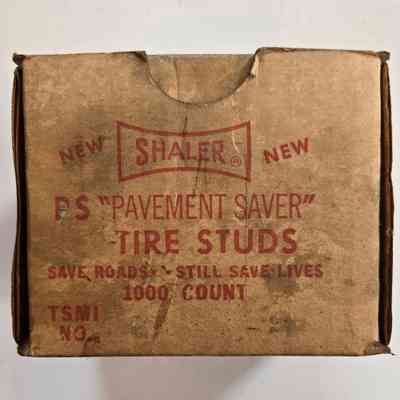 Tire Studs, Shaler Company, Pavement Saver Tire Studs, 1000 Count, Full Box