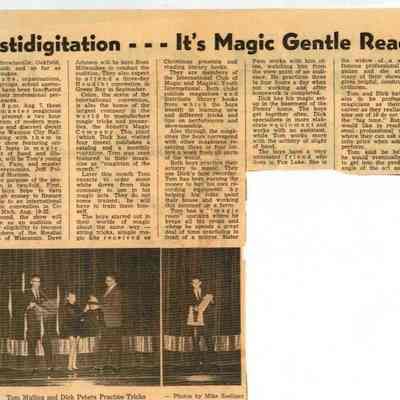 Clipping, Tom Mullica, Magic