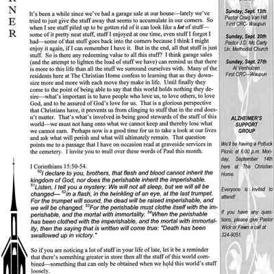 Christian Home Newsletter