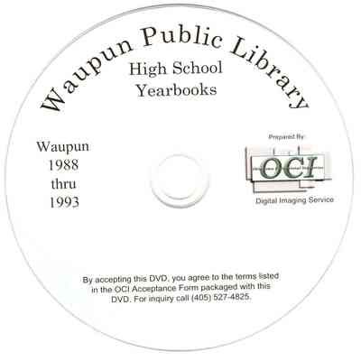Waupun High School Yearbooks 1988-1993