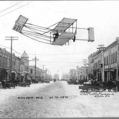 Johnson Postcard, comic "Up to Date."