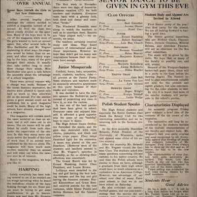 THE WAUBUNITE  (Waupun H.S Newspaper): Origformat: Other