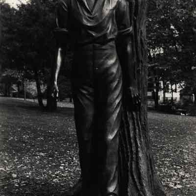 Postcard, Shaler's Statue of Lincoln Ripon College
