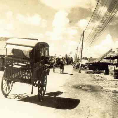 Street scene at Lingayen, Pangasinan Providence, Luzon