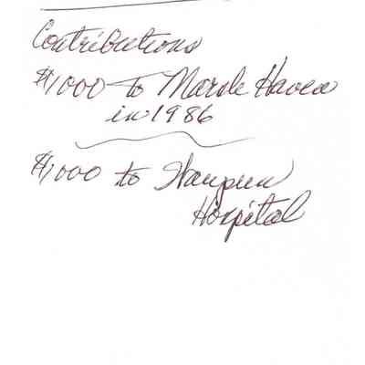 DAR Contributions on notepad