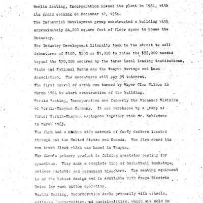 Berlin Seating, Incorporation