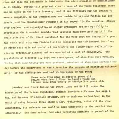 Brief History of the Wis. State Prison