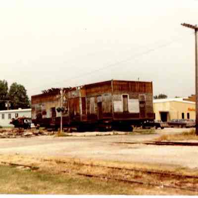 Moving & taking apart Waupun Train Depot.