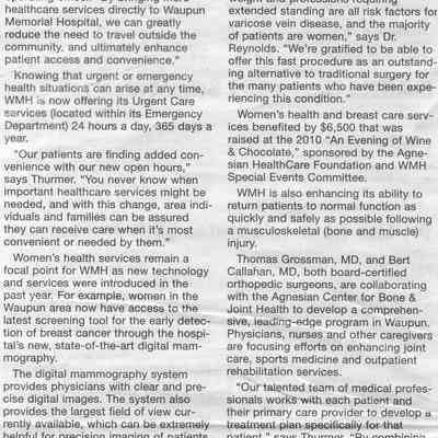 WQMH Enhances Healthcare Services