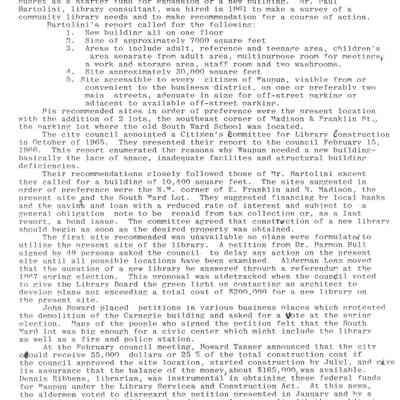 Page 7 of info on Waupun Library