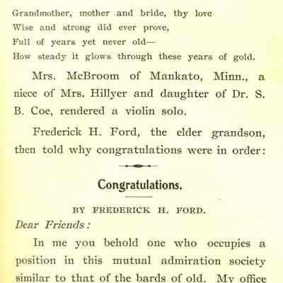Golden Wedding