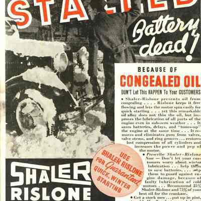 Back of Shaler booklet -Hot Patches December 1936