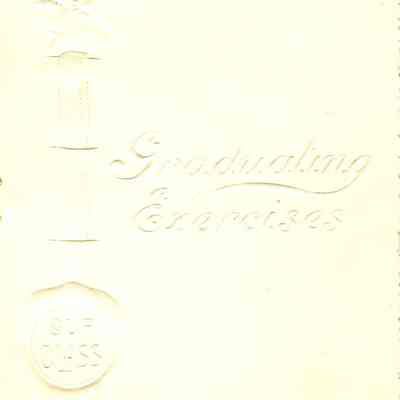 Program, Commencement, South Ward High School, 1896