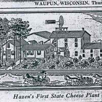 Newspaper Article, Hazen's First State Cheese Plant