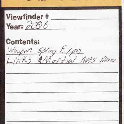 VHS Tape, WHS Media Productions, Spring Expo 2006, Link's Martial Arts