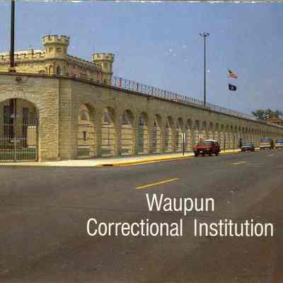 Postcard, Correction, Wisconsin State Prison
