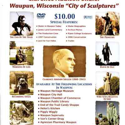 Flier, Advertising the Sculptures of Clarence Addision Shaler, DVD