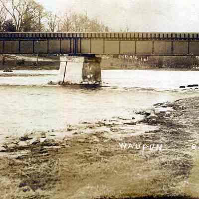 Postcard, Railroad Bridge, 24