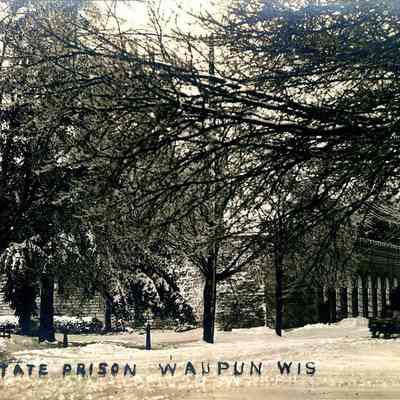 Postcard, Corrections, Wisconsin State Prison