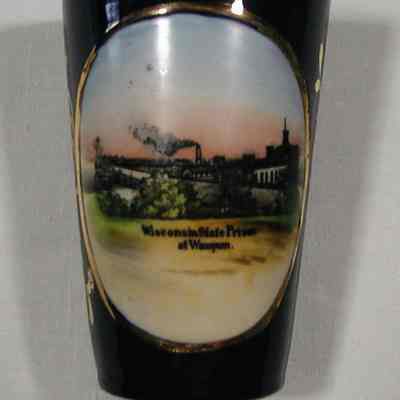 Toothpick Holder, Souvenir, Corrections, Wisconsin State Prison