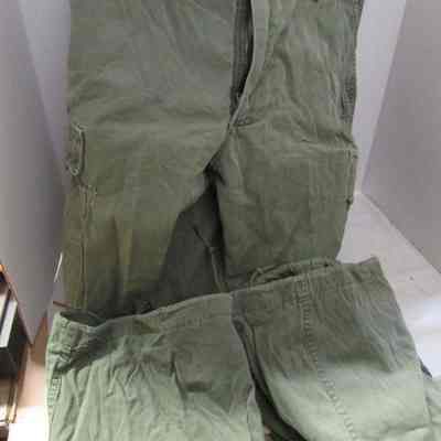 Vietnam war era Green Jungle fatigue pants