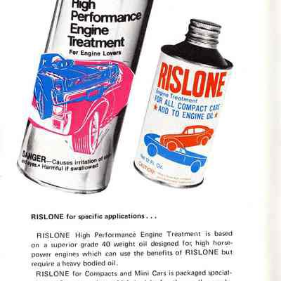 Booklet advertising Rislone products.