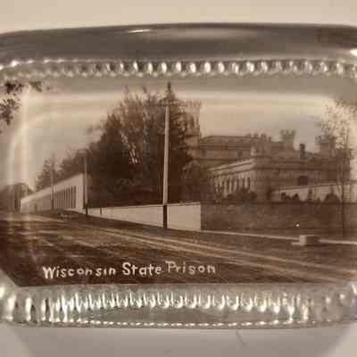 Souvenir, Paperweight, Wisconsin State Prison