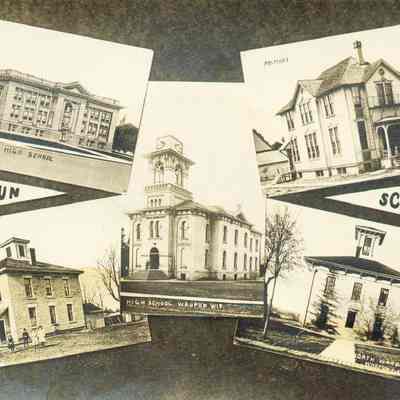 Postcard, Waupun Schools
